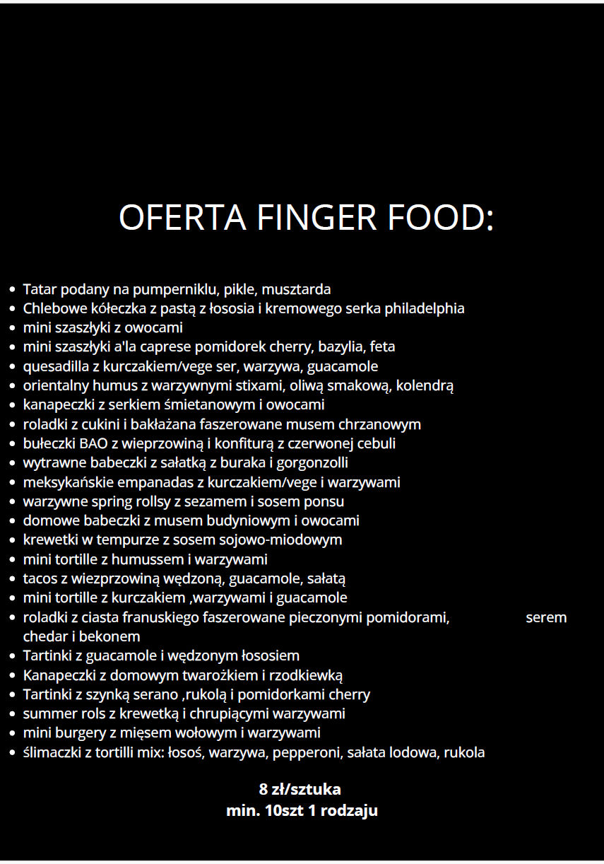 Oferta Finger food